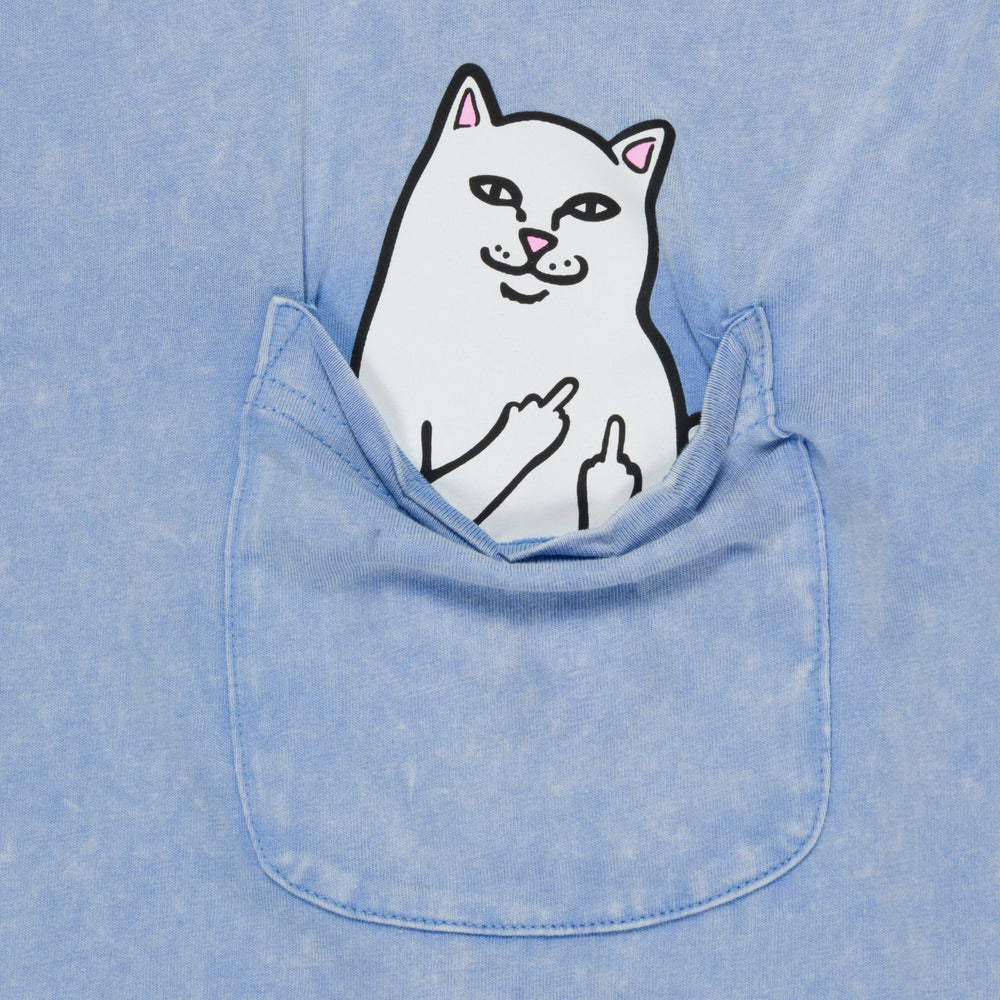 Ripndip Online | Lord Nermal Pocket Tee (Power Blue Vintage Wash)