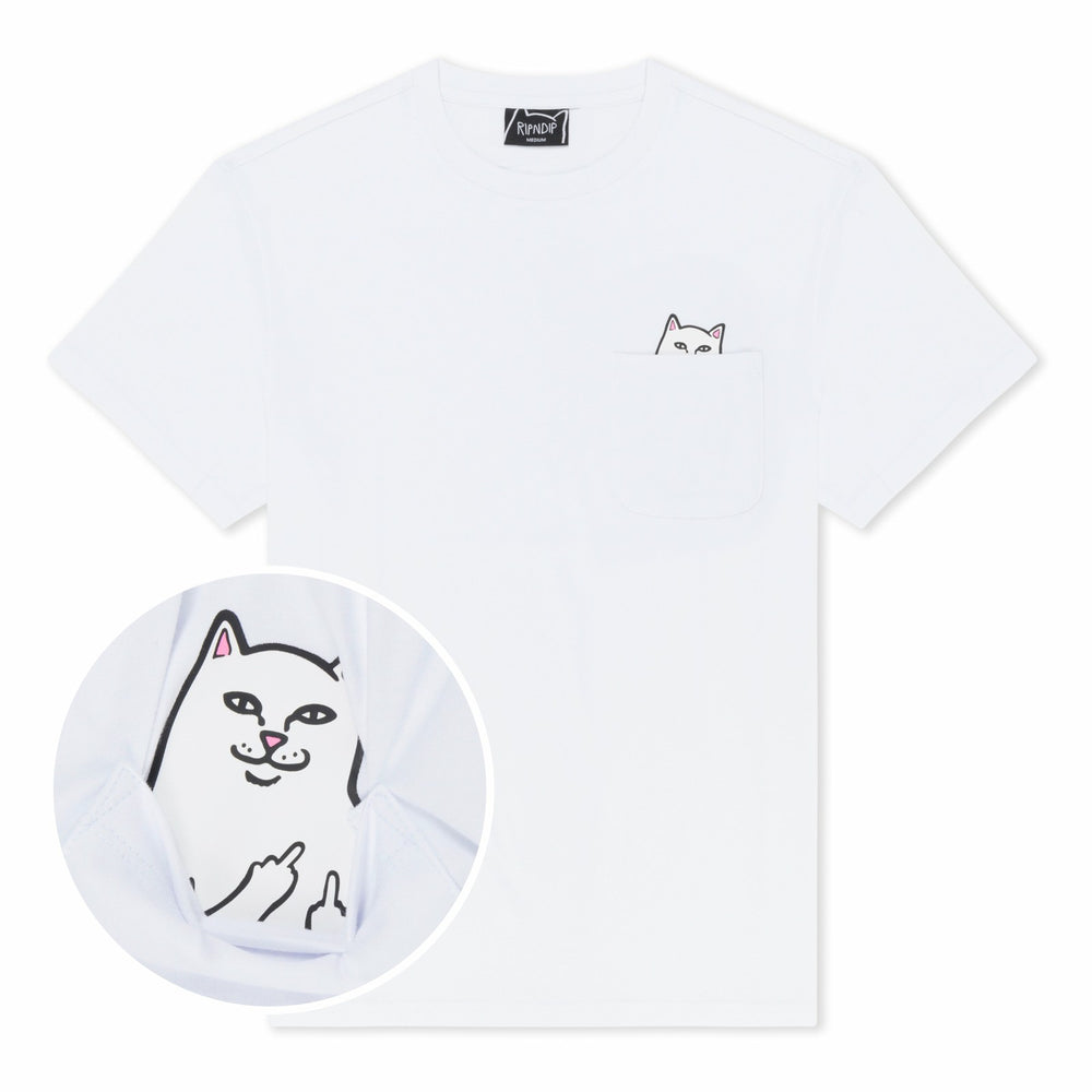 Ripndip Sale | Lord Nermal Pocket Tee (White)
