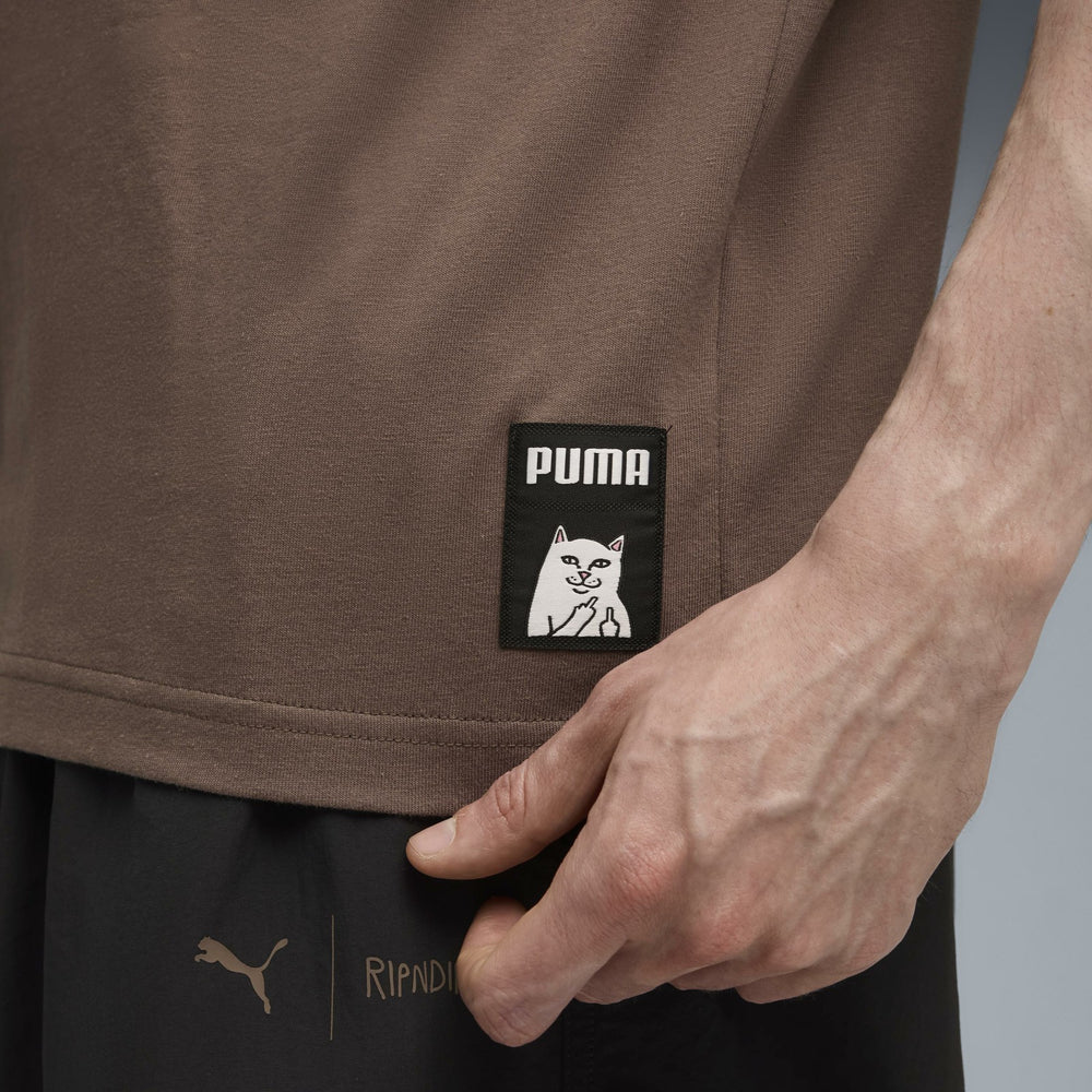 Ripndip New | PUMA X RIPNDIP Lord Nermal Pocket Tee (Flat Bronze)
