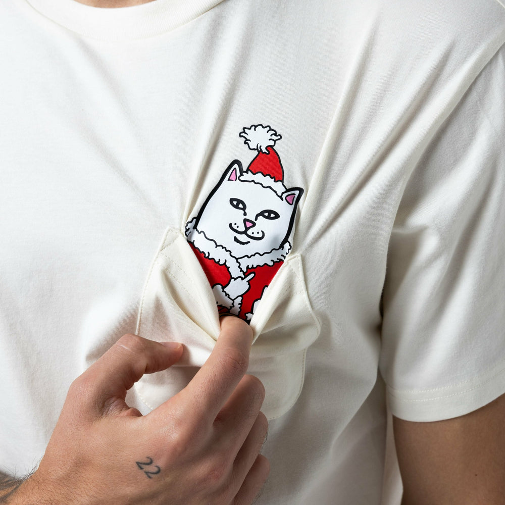 Ripndip For Sale | Lord Santa Pocket Tee (Bone)
