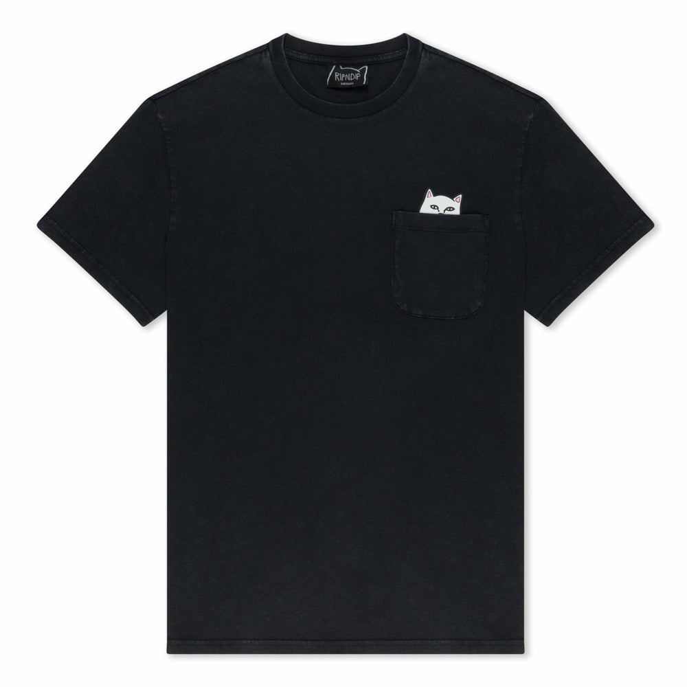 Ripndip For Sale | Lord Nermal Pocket tee (Black Mineral Wash)