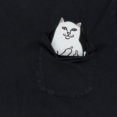 Ripndip For Sale | Lord Nermal Pocket tee (Black Mineral Wash)