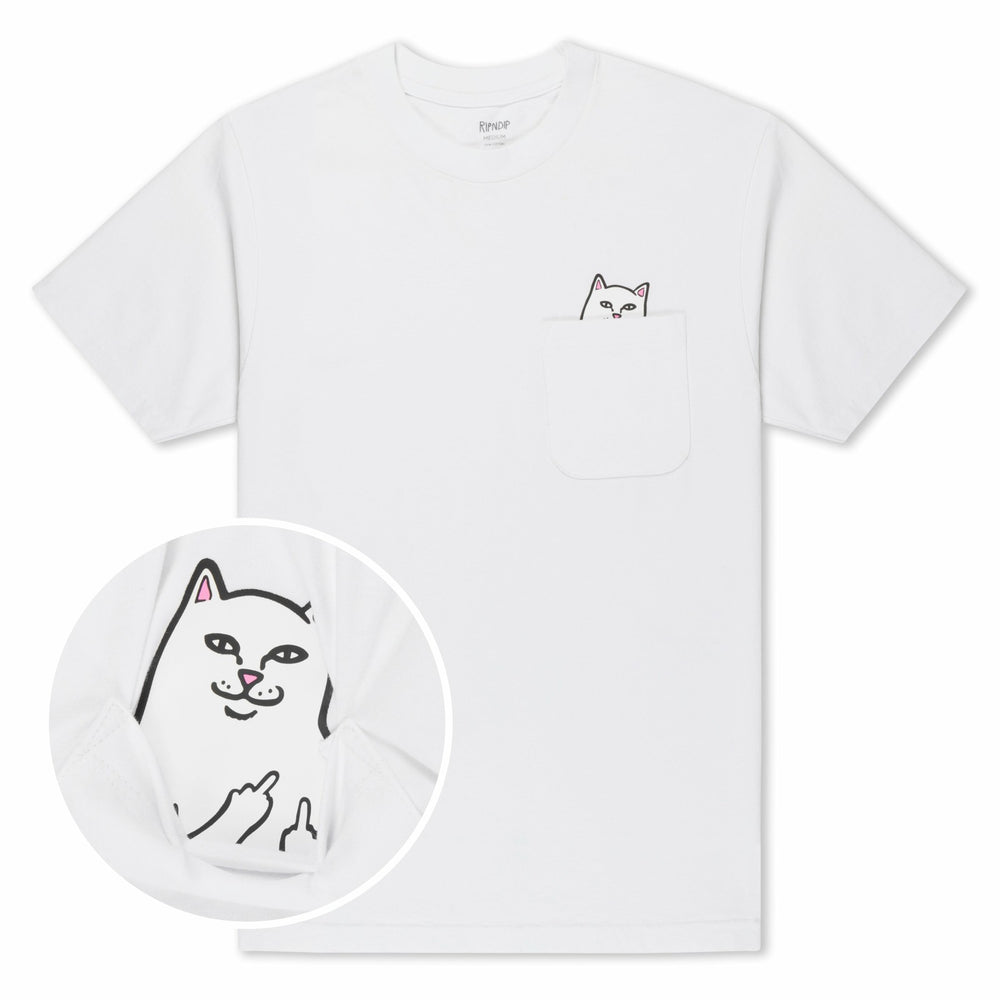 Ripndip Discount | Lord Nermal Pocket Tee (White)