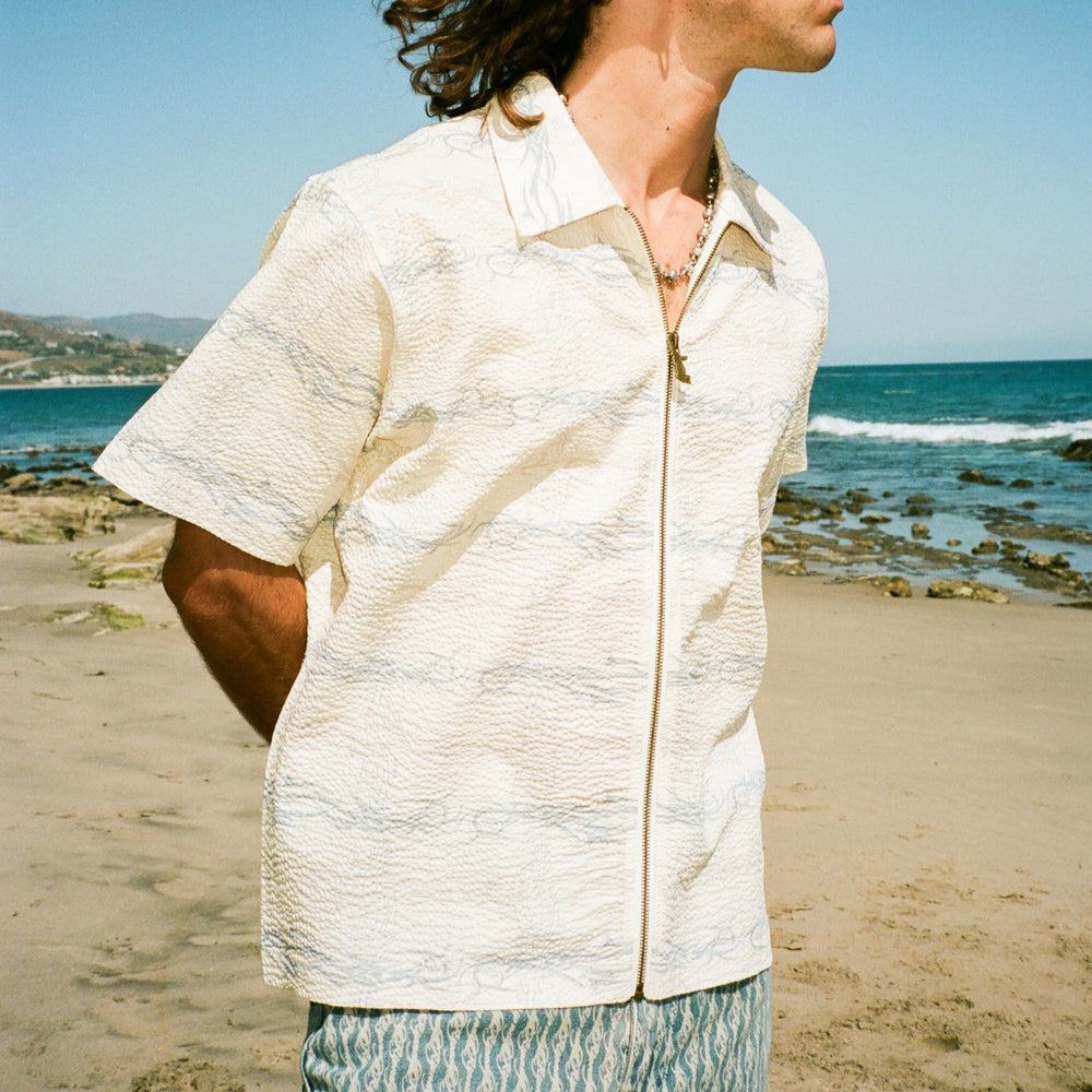 Ripndip Online Shop | Crosswired ZipUp (White)