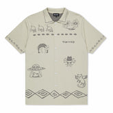 Ripndip Online | Blonded Reversible Button Up (Sand / Charcoal)