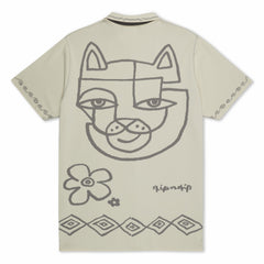 Ripndip Online | Blonded Reversible Button Up (Sand / Charcoal)