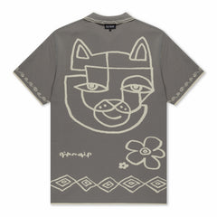 Ripndip Online | Blonded Reversible Button Up (Sand / Charcoal)