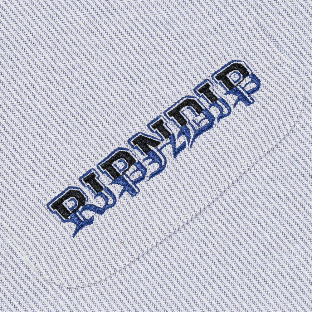 Ripndip Sale | Rich Spirit Quarter Zip Shirt (Light Blue)