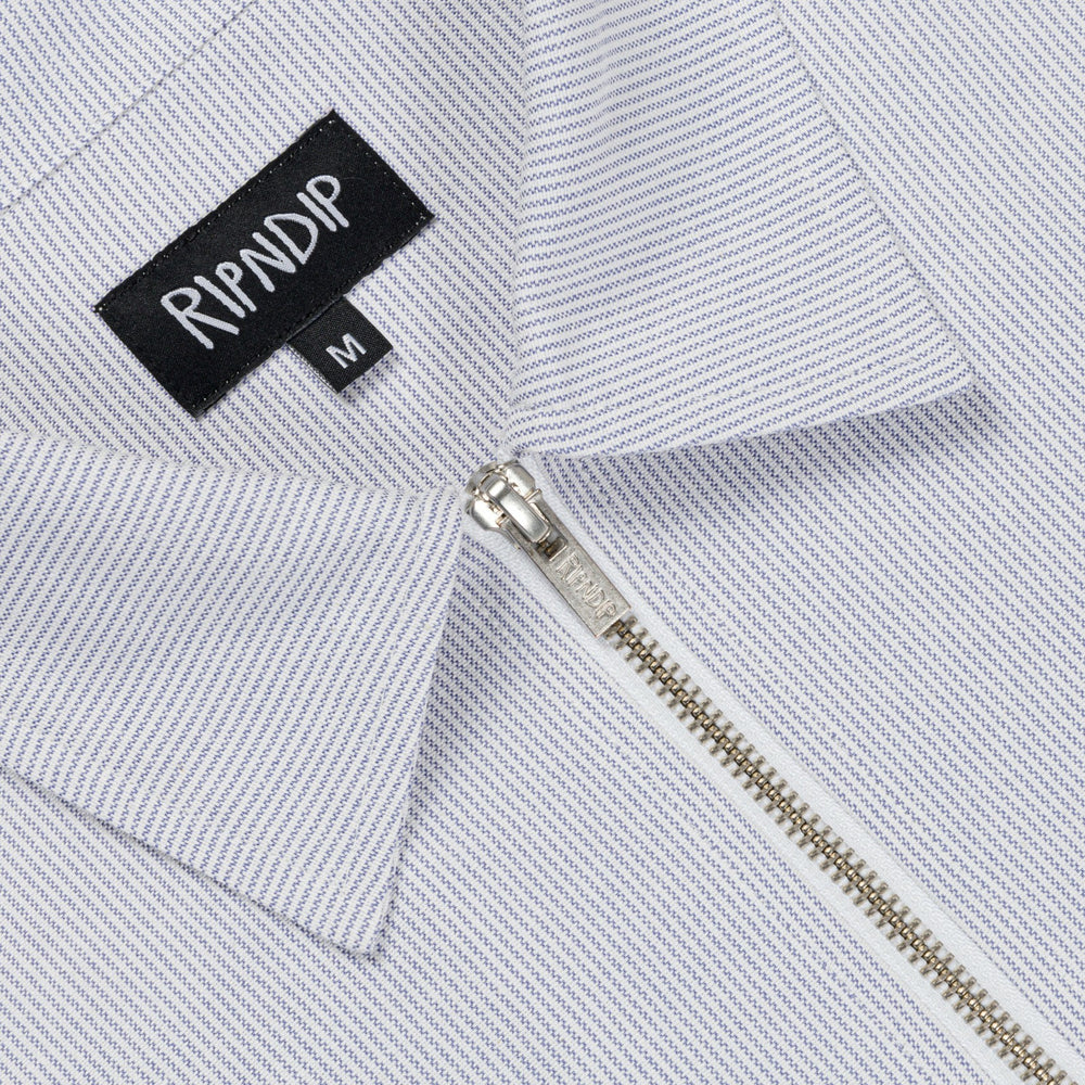 Ripndip Sale | Rich Spirit Quarter Zip Shirt (Light Blue)