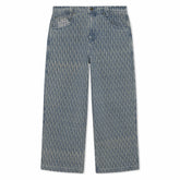 Ripndip Online | Western Roads Wide Fit Pants (Meidum Wash)