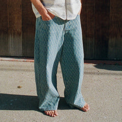 Ripndip Online | Western Roads Wide Fit Pants (Meidum Wash)