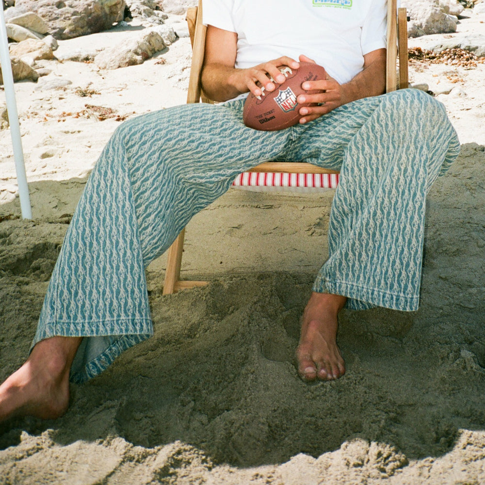 Ripndip Online | Western Roads Wide Fit Pants (Meidum Wash)