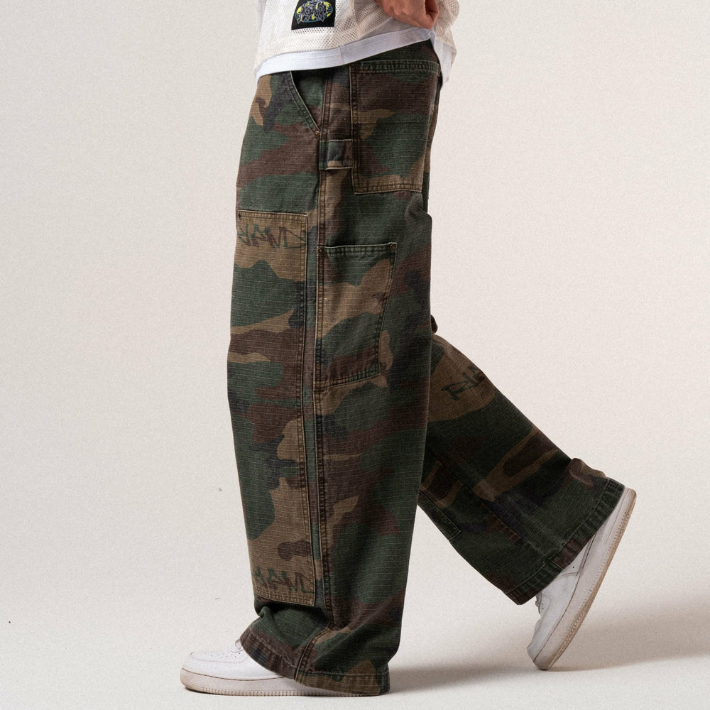 Ripndip Discount | Claws Camo Extra Wide Fit Carpenter Pants (Multi)