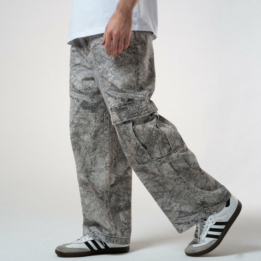 Ripndip Outlets | Nerm Tree Camo Extra Wide Cargo Pants (Nerm Tree Camo)