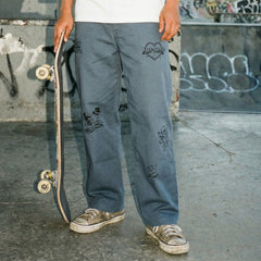 Ripndip Sale | Westside Wide Fit Pants (Slate)