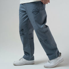 Ripndip Sale | Westside Wide Fit Pants (Slate)