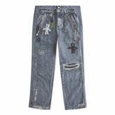 Ripndip Online Shop | Real Straight Leg Denim Pants (Light Wash)