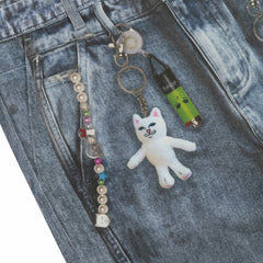 Ripndip Online Shop | Real Straight Leg Denim Pants (Light Wash)