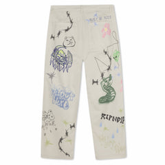 Ripndip For Sale | Goosebumps Wide Fit Pants (Bone)