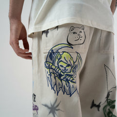 Ripndip For Sale | Goosebumps Wide Fit Pants (Bone)