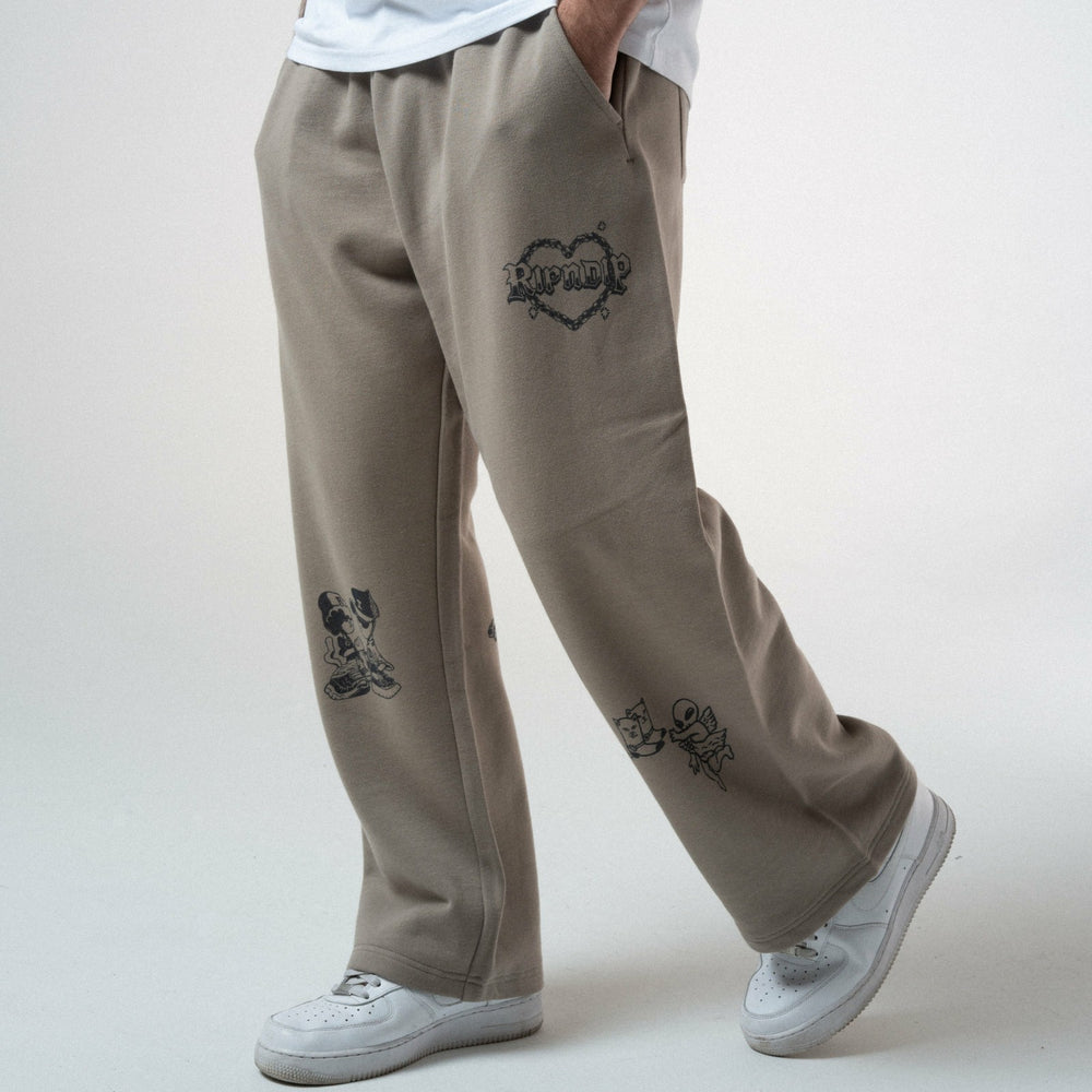 Ripndip Discount | Westside Straight Leg Sweatpants (Dark Sand)