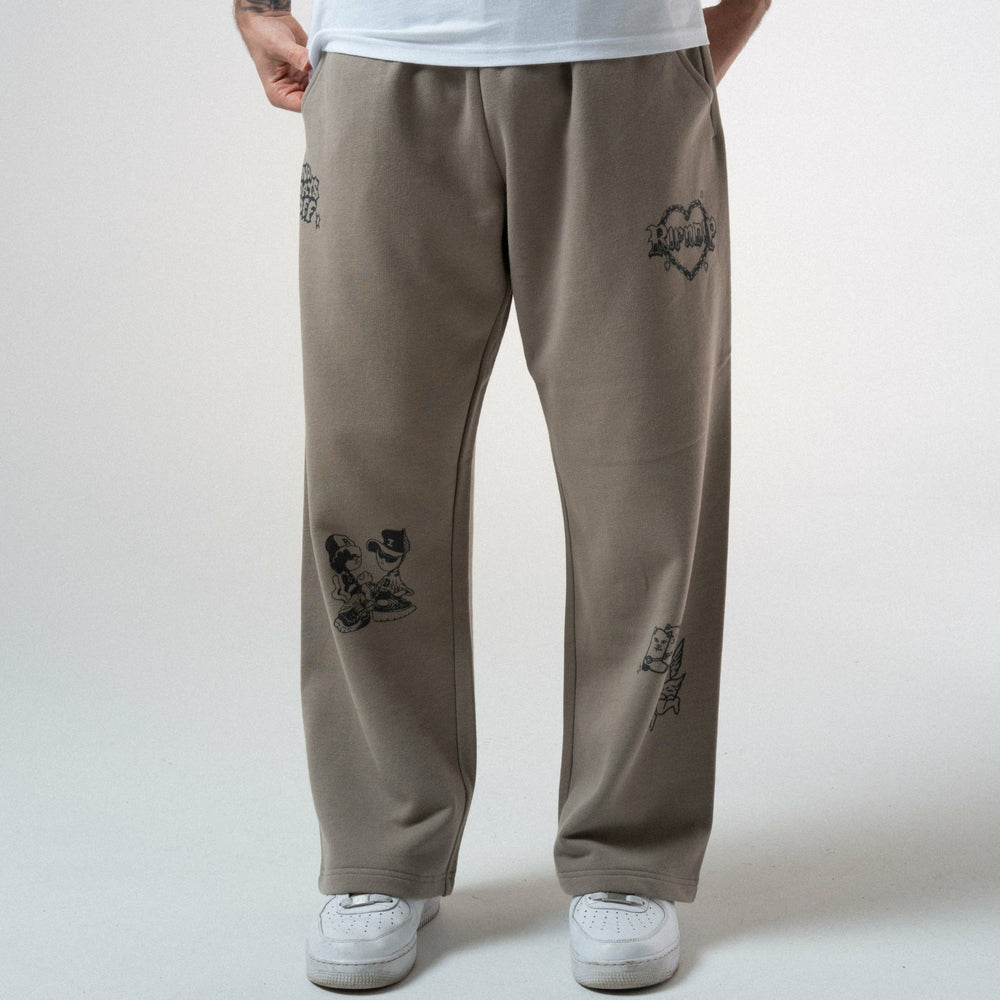 Ripndip Discount | Westside Straight Leg Sweatpants (Dark Sand)
