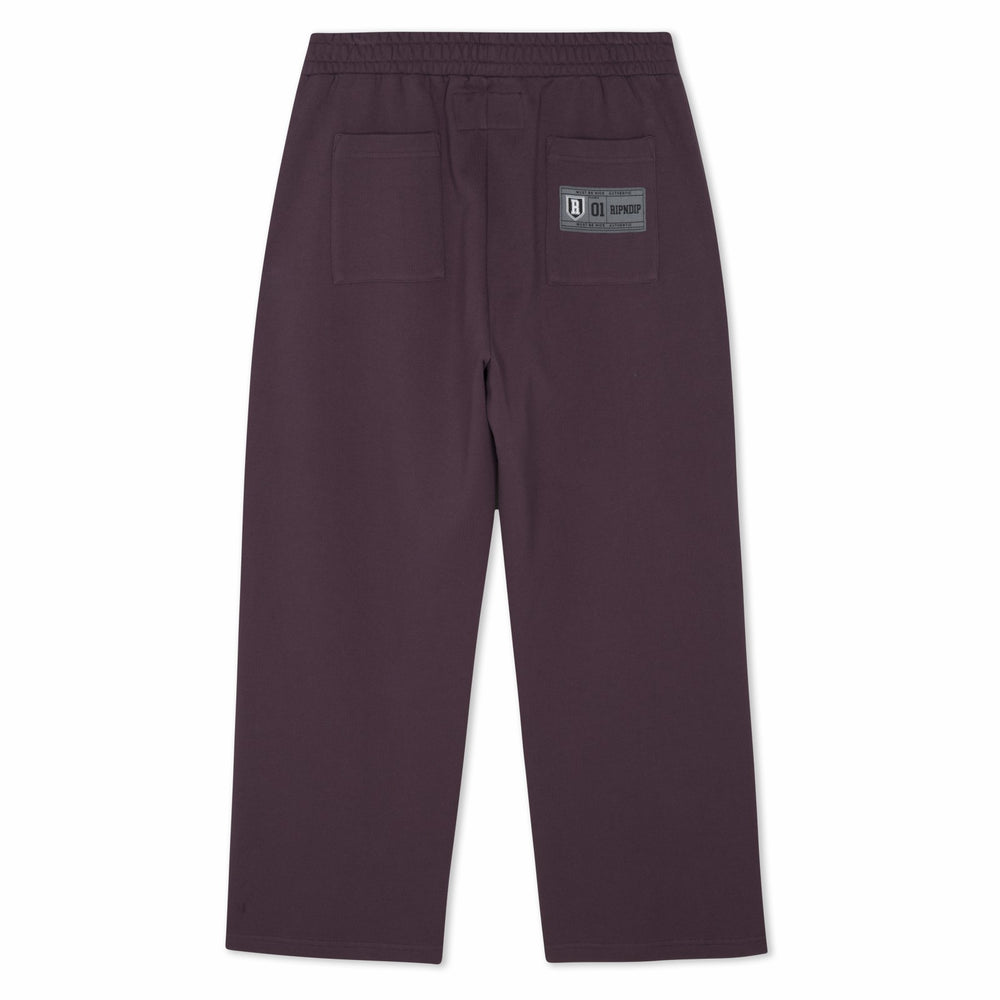 Ripndip Online Shop | No Days Off Straight Leg Sweatpants (Plum)