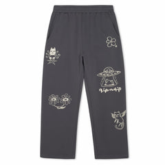 Ripndip New | Blonded Straight Leg Sweatpants (Charcoal)
