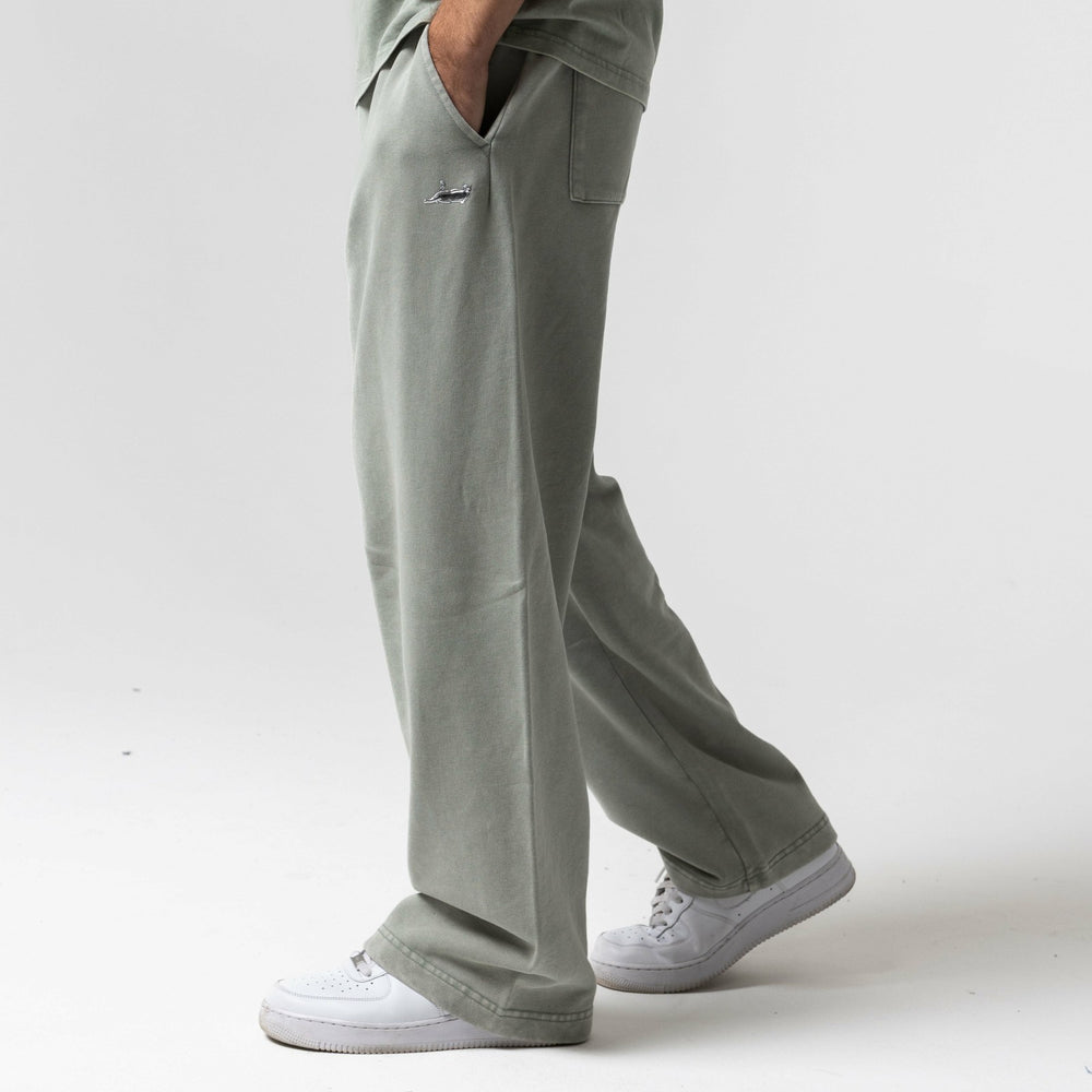 Ripndip Online | Castanza Straight Leg Sweatpants (Sage Vintage Wash)