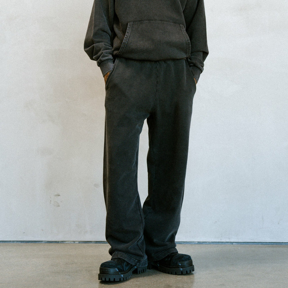 Ripndip Discount | Castanza Straight Leg Sweatpants (Black Vintage Wash)