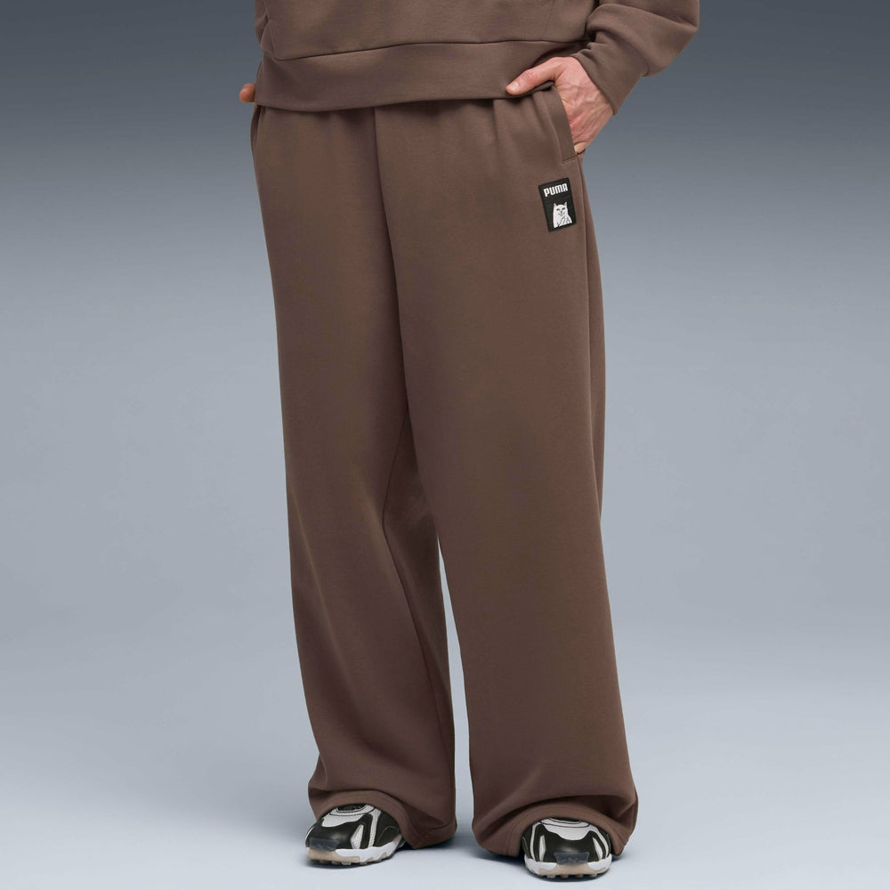 Ripndip Outlets | PUMA X RIPNDIP Oversized Wide Sweatpants (Flat Bronze)