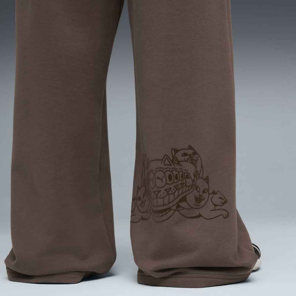 Ripndip Outlets | PUMA X RIPNDIP Oversized Wide Sweatpants (Flat Bronze)