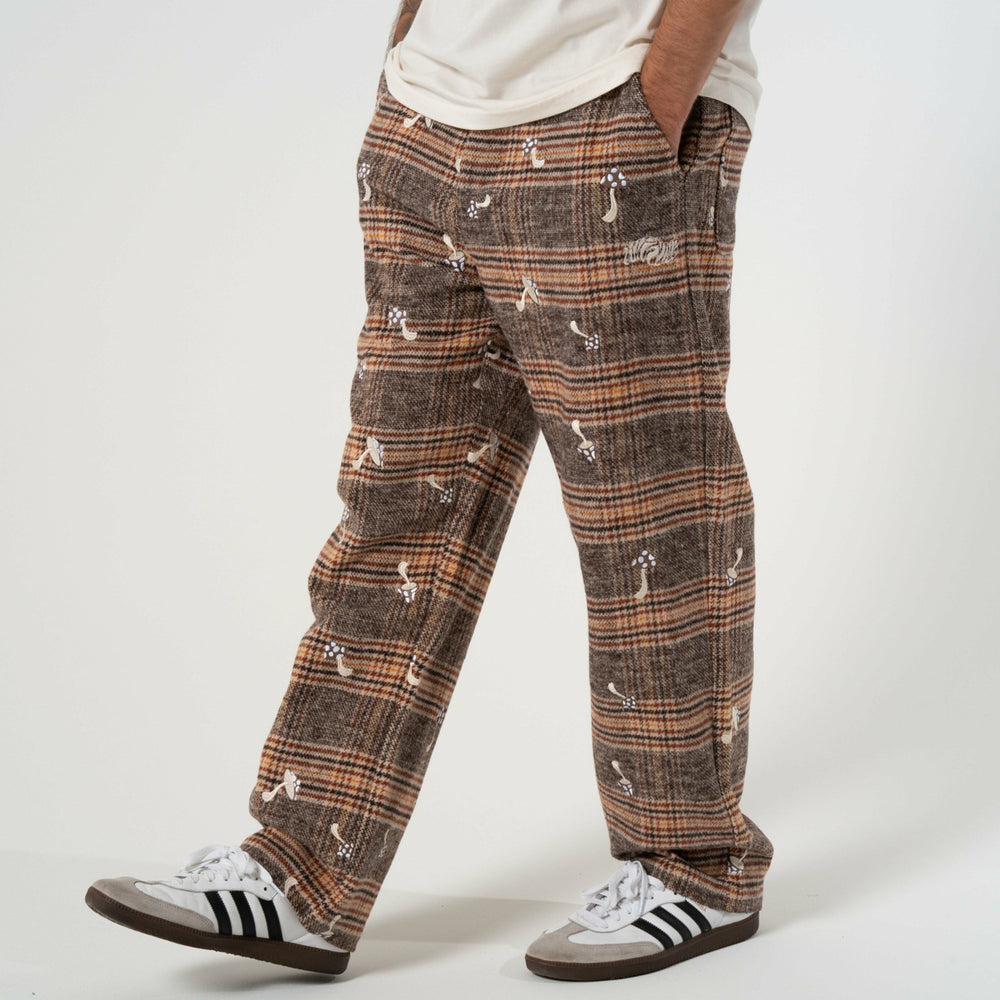 Ripndip Online Shop | Euphoria Pants (Brown Plaid)