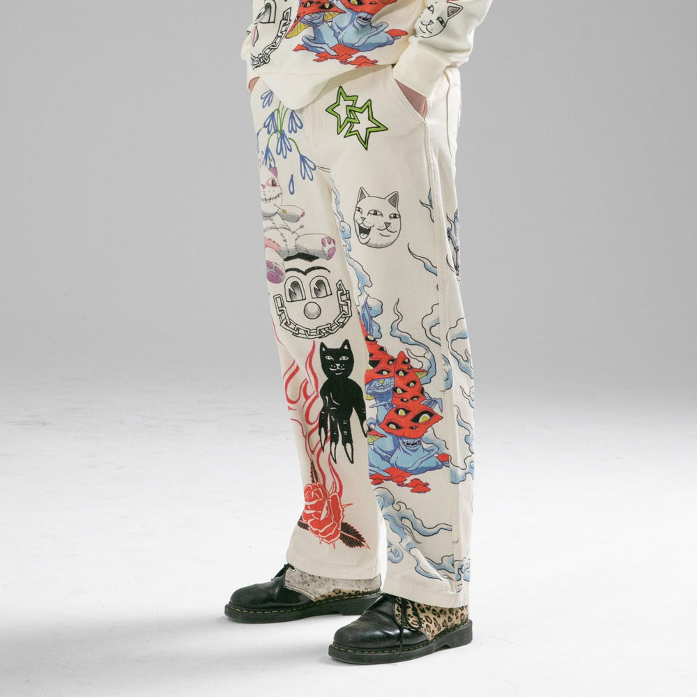 Ripndip New | Travis Pants (Off White)