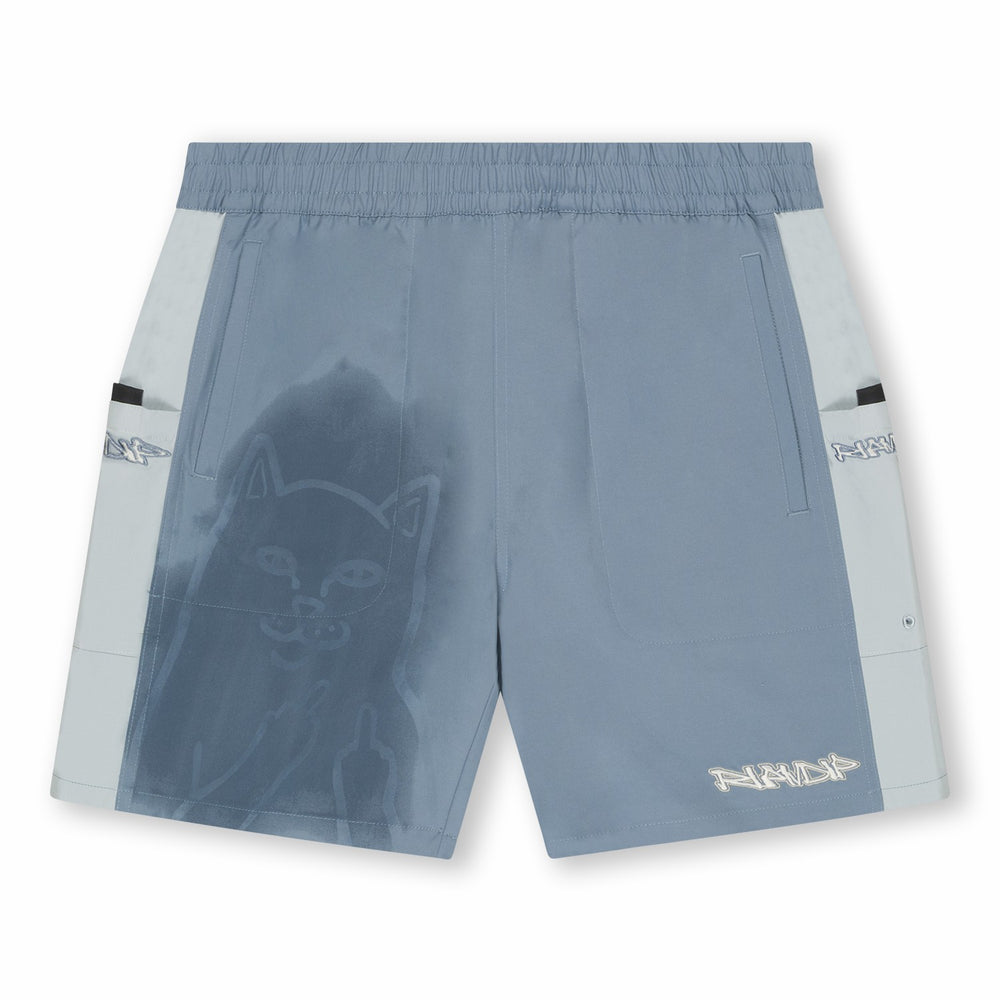 Ripndip Outlets | Lord Nermal Water Activated Swim Shorts (Slate)