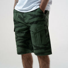 Ripndip Online Shop | A Team Camo Cargo Shorts (Military Green)
