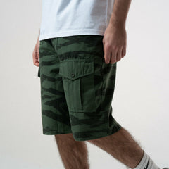 Ripndip Online Shop | A Team Camo Cargo Shorts (Military Green)