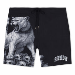 Ripndip New | Wasteland Swim Shorts (Black)