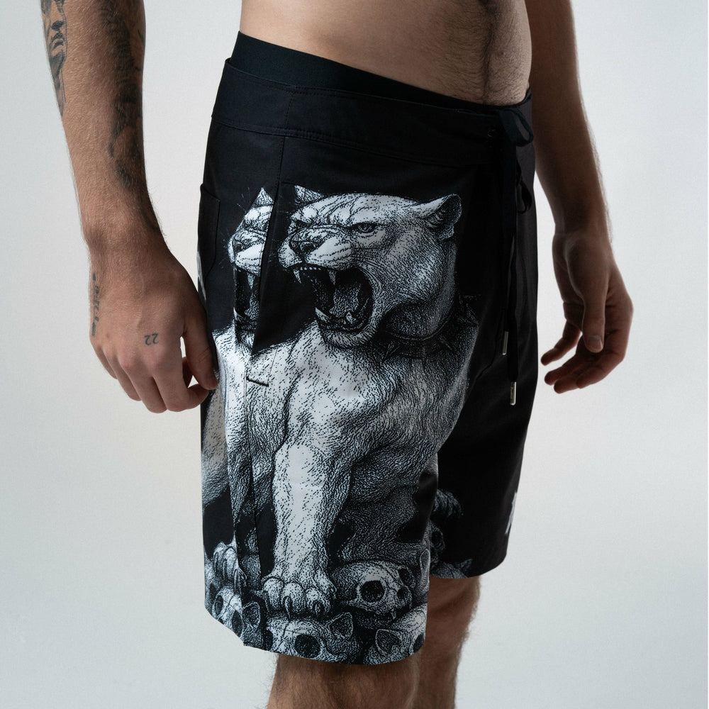 Ripndip New | Wasteland Swim Shorts (Black)