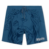 Ripndip Outlets | Lord Savior Swim Shorts (Navy)