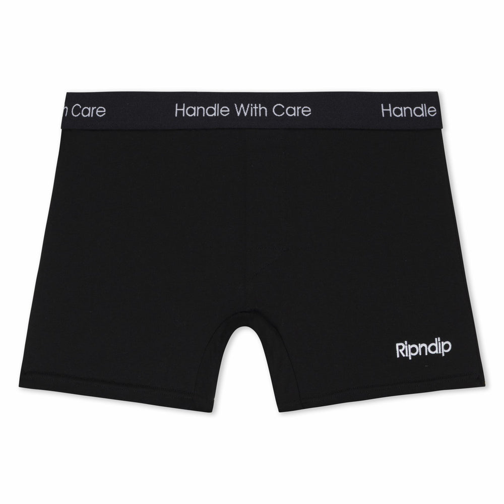 Ripndip Online | Handle With Care Boxers (Black)