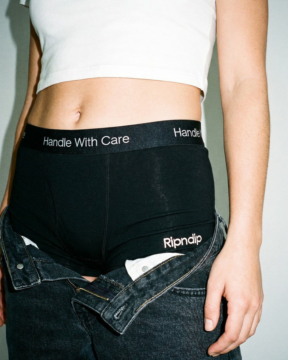 Ripndip Online | Handle With Care Boxers (Black)