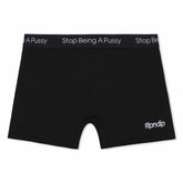 Ripndip Outlets | Stop Being A Pussy Boxers (Black)