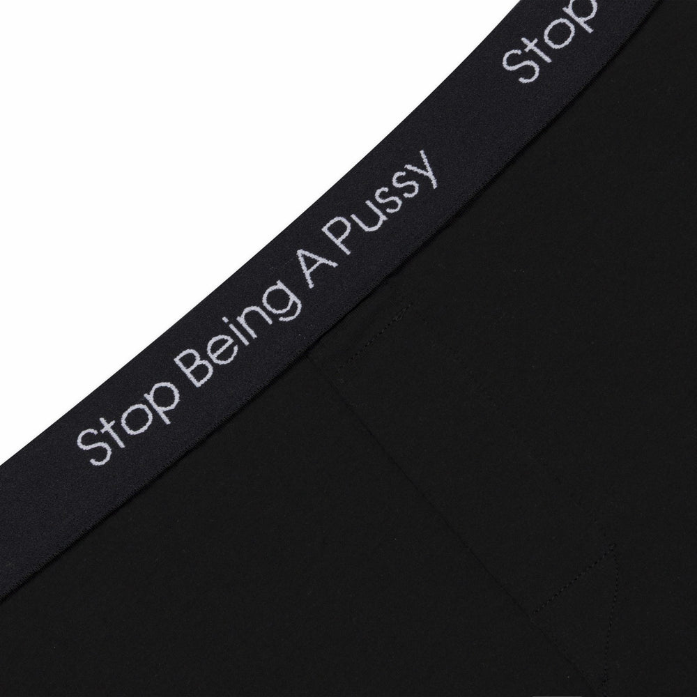 Ripndip Outlets | Stop Being A Pussy Boxers (Black)