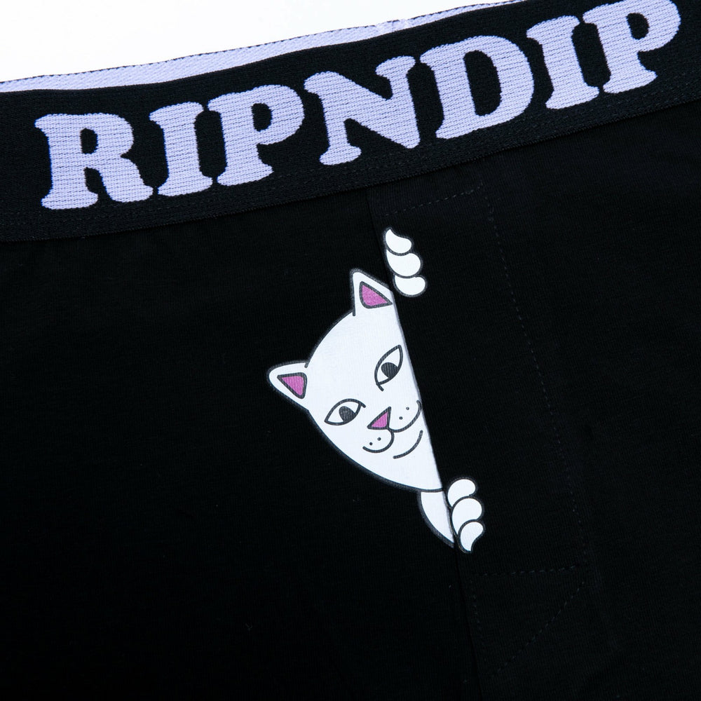 Ripndip Online Shop | Peek A Nermal Boxers (Black)