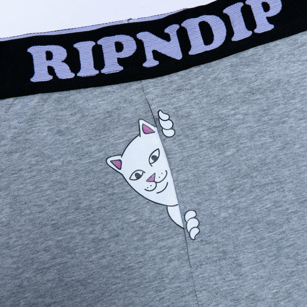 Ripndip Discount | Peek A Nermal Boxers (Heather Grey)