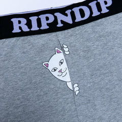 Ripndip Discount | Peek A Nermal Boxers (Heather Grey)