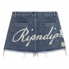 Ripndip Sale | Travis Denim Skirt (Light Wash)