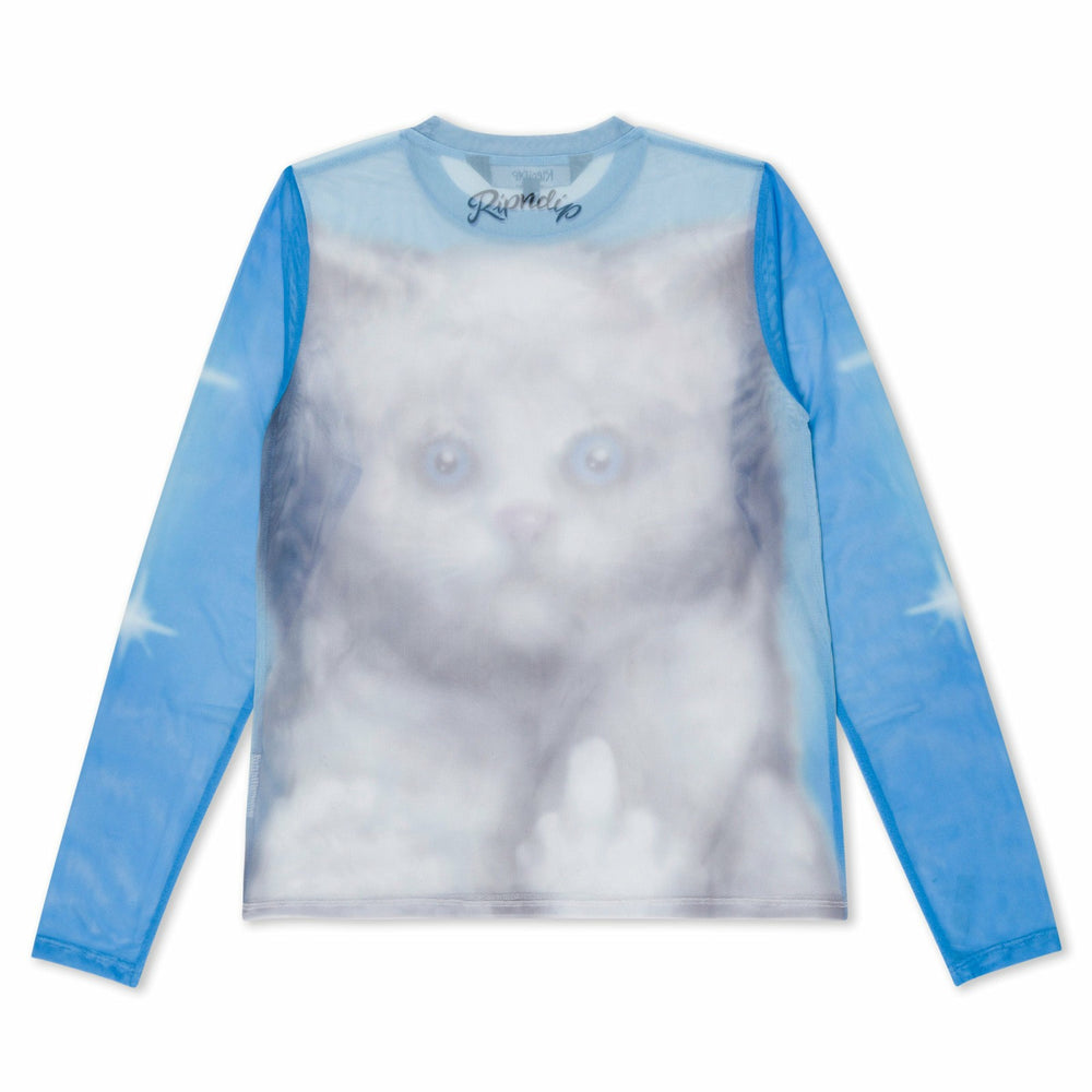 Ripndip For Sale | Sprinkles Long Sleeve Mesh Top (Light Blue)