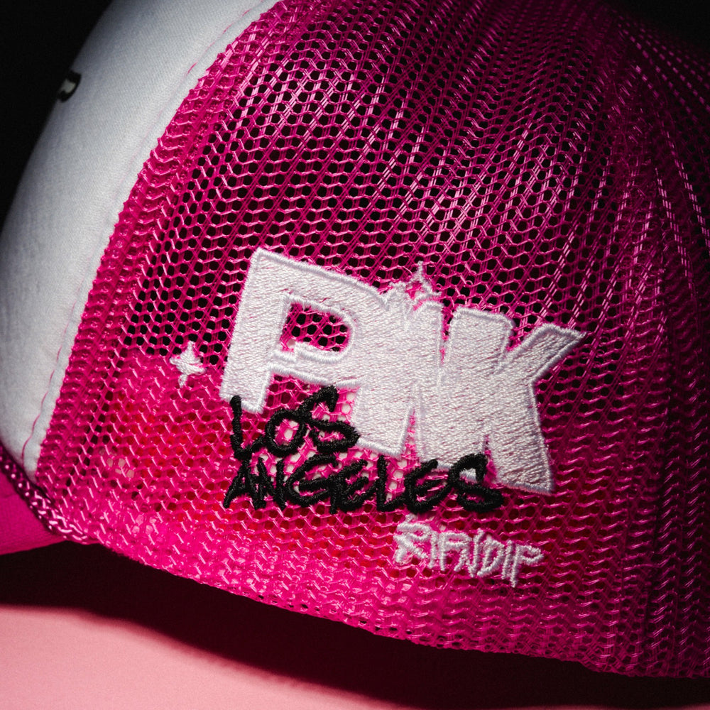 Ripndip Online | Product Pluto PNK Trucker Hat (Pink / White)
